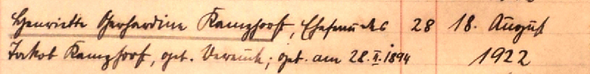 Henriette Katharine VERRUCK Henriette Katharine VERRUCK