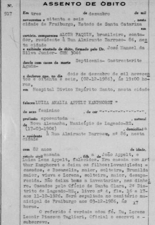 Louise Amália APPELT Louise Amália APPELT